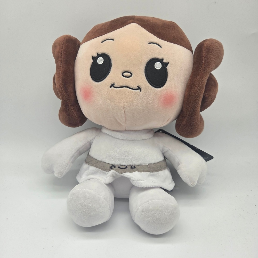 Mattel‎ Star Wars Princess Leia Plush Kids OS White 40th Anniversary HPB00